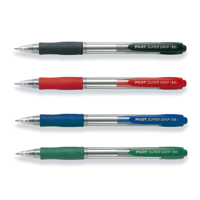 Stylo à bille PILOT SUPER GRIP (M)